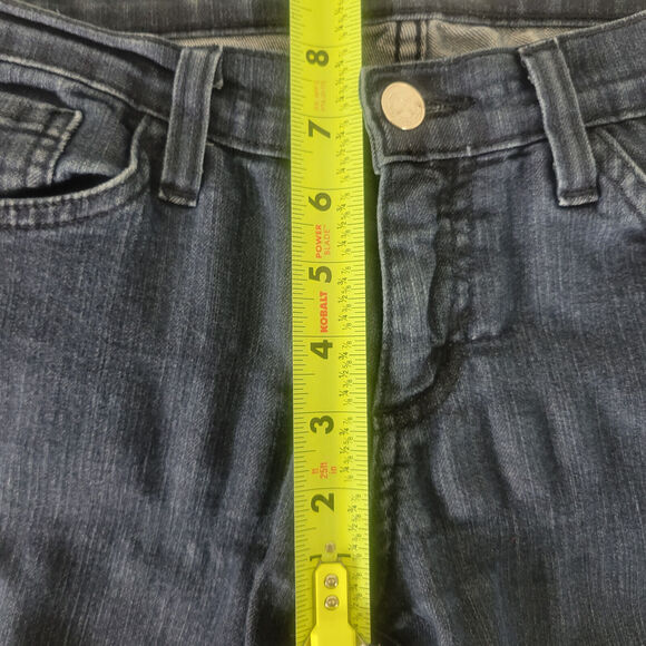 Flying Monkey Jeans Juniors 7 Blue Low Rise Denim Womens Skinny Leg Distressed - Picture 4 of 16